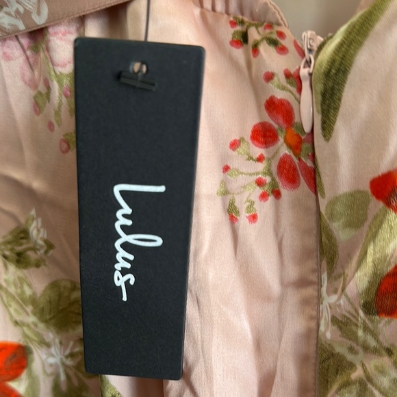 Lulu's Pink and Green Maxi Dress for Elegant Occasions - Picture 7 of 8